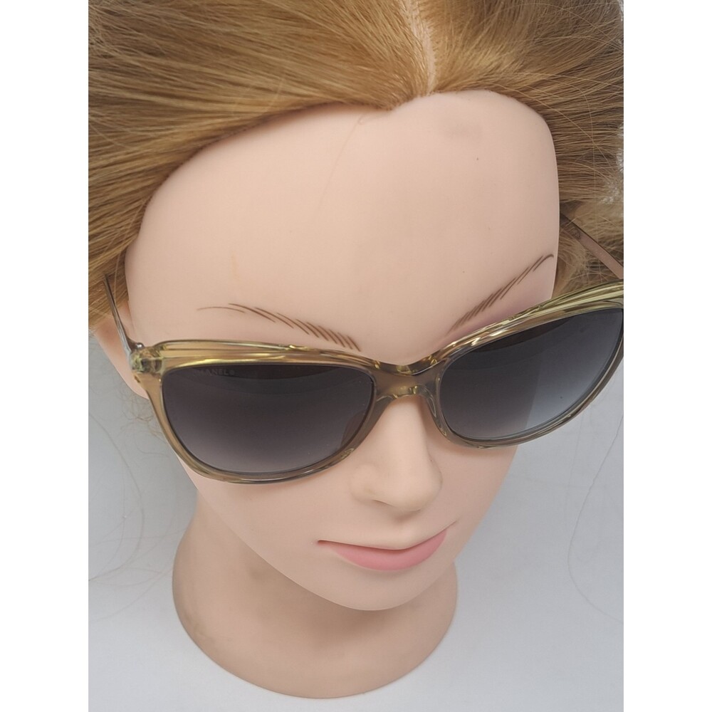 CHANEL Women's Sunglasses Italy Cateye Dark Tint 5384 1628/S6 55-16-140 - Picture 13 of 16